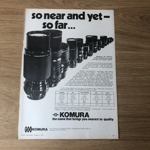 Cams10 magazine advert 11x8 - advert,