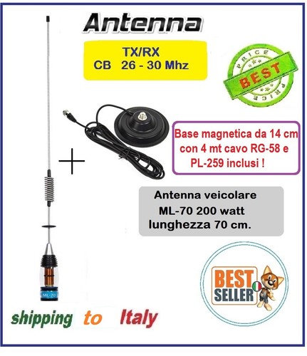 Antenna 26 30 mhz - ml-70,