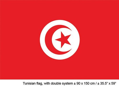 Bandiera tunisia x - tunisia, cm
