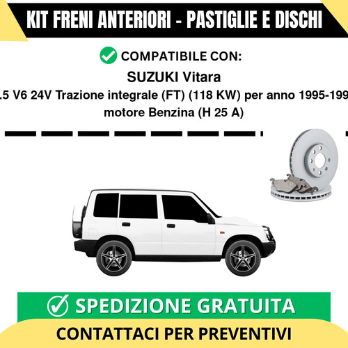 Kit freni anteriori suzuki - anteriori,