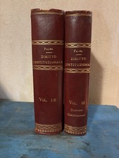 CORSO DI DIRITTO COSTITUZIONALE, LUIGI PALMA 3 VOLUMI DUE LIBRI MEZZA PELLE