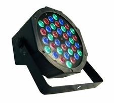 Faro Rgb 36W Faretto 36 Led Vari Colori Discoteca Sensore Sonoro Luce Colorata