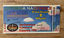 LOTTERIA NAZIONALE-MARATONA DI