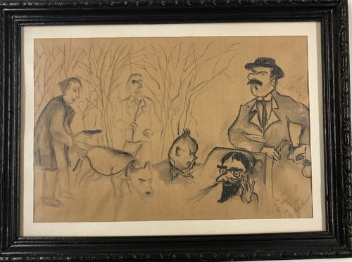 Vecchio disegno pastello - vecchio, a