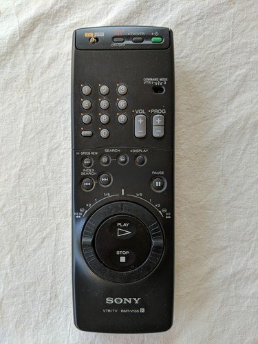 Sony vtr remote - sony, vtr/tv