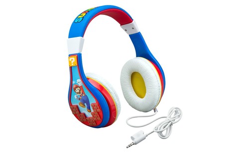Ekids super mario - super, cuffie