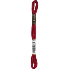 Anchor Torsione per ricamo 8m, rosso rubino, cotone, colore 43, 6 fili