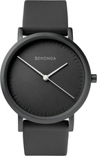 Orologio donna Sekonda Palette quadrante nero e cinturino in silicone 40389