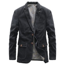 Blazer uomo denim business