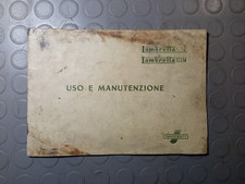 LIBRETTO USO E MANUTENZIONE INNOCENTI LAMBRETTA 125 D LD EPOCA '50 1952 ORIGINAL