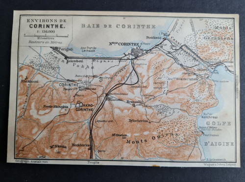 Antica mappa del - , 1909