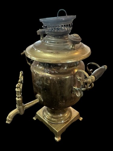 Antico samovar russo - russo, vintage