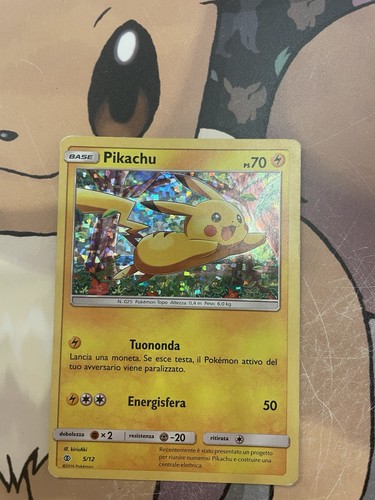Pikachu holo promo - 5/12, (ita)