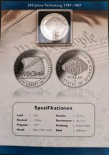 Usa dollaro 1987 argento - usa, 200