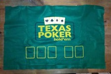 Tappeto da gioco per poker, Texas Poker Hold'em verde