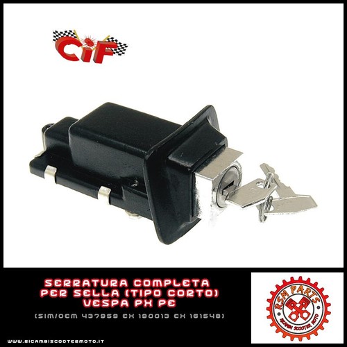 Serratura sella vespa 150 - sella,