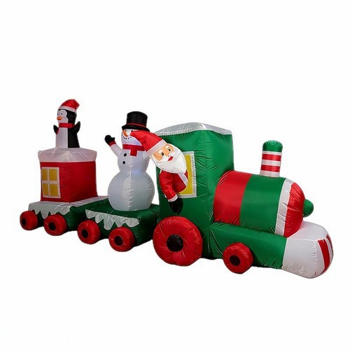 Trenino gonfiabile natale - di,