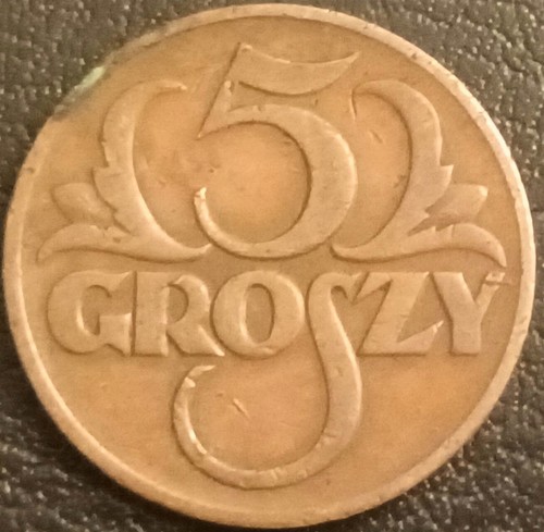Polonia moneta groszy 1937 - polonia, 5
