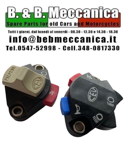 Coppia commutatori luci claxon - coppia,