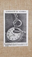 Orologio salva tedesco Foresta delle Argonne nel 1915 WW1 Prima Guerra Mondiale