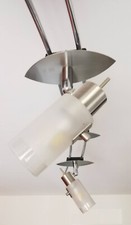 Lampadario Lampada Plaffoniera 4 Faretti Luci Metallo Design Moderno