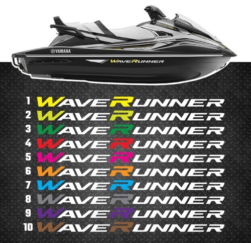 Yamaha waverunner hull decals - yamaha,