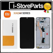 DISPLAY LCD PER FRAME XIAOMI REDMI NOTE 8 PRO M1906G7G ORIGINALE SERVICE NERO