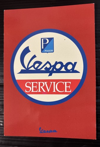 Cartolina piaggio vespa - cartolina,