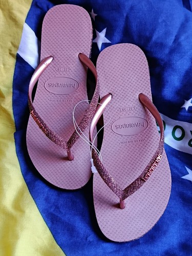 Havaianas slim glitter - havaianas, rose