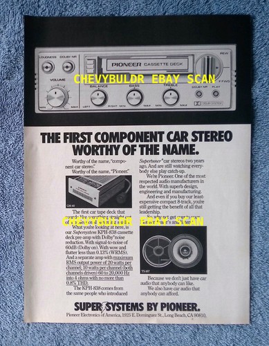 Pioneer cassette deck 1978 - deck,