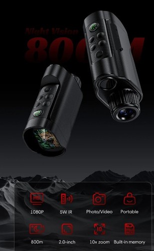 Visore videocamera diurno e - visore,