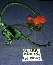 impianto freno gilera dna 50cc anteriore pinza treccia pompa front brake system 