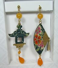 Orecchini Ventaglio Seta