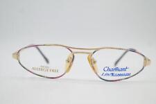 Occhiali Vintage CHARMANT 4031 Titanio Oro Multicolore Montatura Ovale