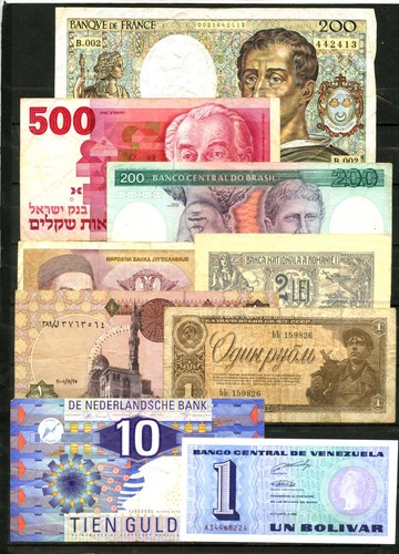 Banconote estere lotto - banconote,