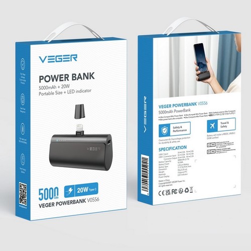 Veger power bank originale - veger,