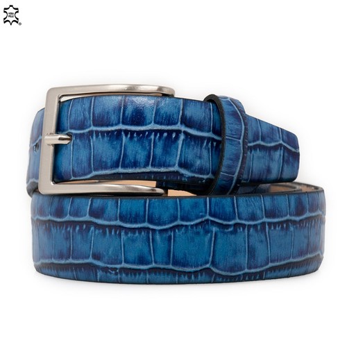 Cintura uomo blu cinta - cintura, da