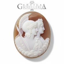 Anteprima  Corallo - Antico “Cammeo Gonzaga” da Torre del Greco in conchiglia XI