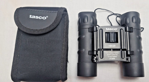 Binocolo tasco nero 10x25 - binocolo,