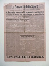 GAZZETTA DELLO SPORT 1945 ITALIA Svizzera Piola CALCIO 12 novembre giornale 291