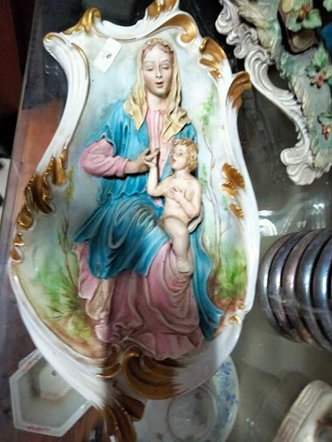 Madonna col bambino - col, porcellana
