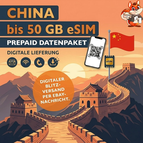 Scheda sim prepagata esim cina - esim,