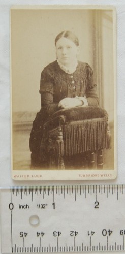 Carte visite walter luck - carte-de-visite,