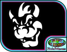 Bowser Koopa Mario B Adesivo