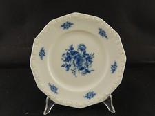 ANTICO PIATTO DESSERT PORCELLANA ROSENTHAL MARIA ROSE BLU