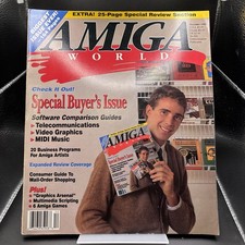 Amiga World Magazine 1990 Lot