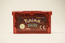 POKEMON Versione RUBINO GBA Game Boy Advance ITA 🇮🇹 ORIGINALE - Funzionante