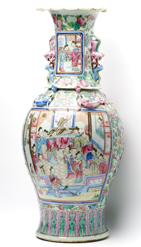 Grande vaso porcellana cinese