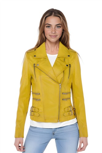 Donna pelle biker - donna,