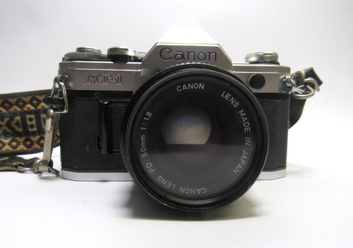 Canon argento fotocamera - at-1,
